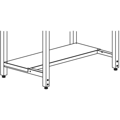 Production Basics 8476 - RTW Workbench Under-Surface Shelf - 48" W x 14.5" D