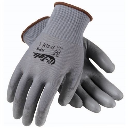 Protective Industrial Products (PIP) 33-G125 - G-Tek GP Seamless Knit Nylon Gloves w/Polyurethane Coated Smooth Grip - 12 Pairs/Pack