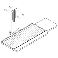 IAC QS-1022918 - Flat Panel Display Keyboard & Mouse Holder