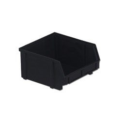 Lewis Bins PB31-FXL - ESD-Safe PlastiBox Standard Shelf Bin - 9.3" x 8.8" x 5" - Black