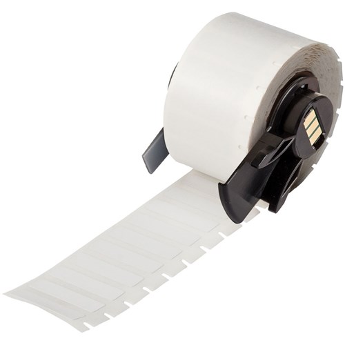 Brady M6-15-437 Polyvinyl Fluoride Labels - 0.275" H x 1" W - White - 750/RL