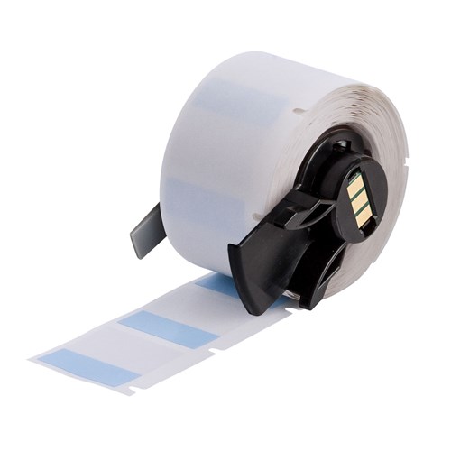 Brady M6-19-427-BL Self-Laminating Vinyl Wrap Around Wire and Cable Labels for M6 M7 Printers - 1" x 1"