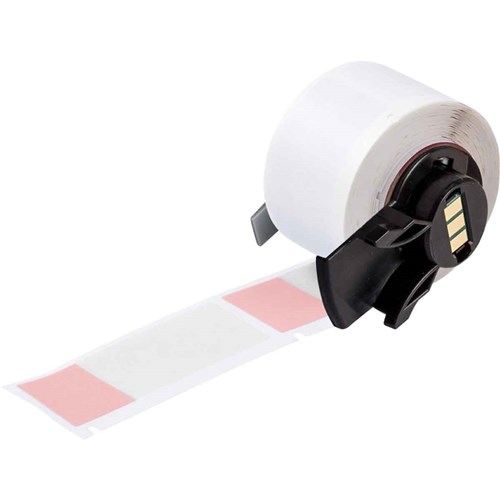 Brady M6-21-427-RD Self-Laminating Vinyl Wrap Around Wire and Cable Labels for M6 M7 Printers - 2.5" x 1"