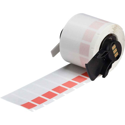 Brady M6-29-427-RD Self-Laminating Vinyl Wrap Around Wire and Cable Labels for M6 M7 Printers - 1.5" x 0.5"