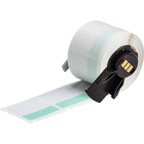 Brady M6-32-427-GR Self-Laminating Vinyl Wrap Around Wire and Cable Labels for M6 M7 Printers - 1.5" x 1.5"