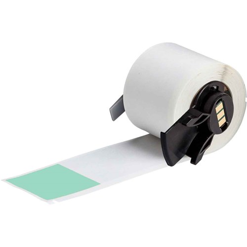 Brady M6-34-427-GR Self-Laminating Vinyl Wrap Around Labels - 6"x 1.5" - Green - /Clear