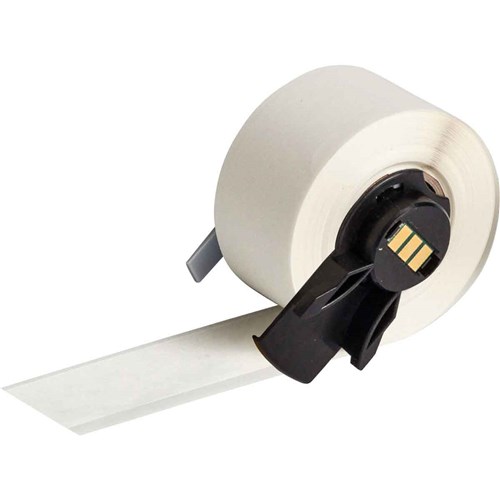 Brady M6C-1000-430 Harsh Environment Multi-Purpose Clear Polyester Label Tape for M6 M7 Printers - 1" x 50'