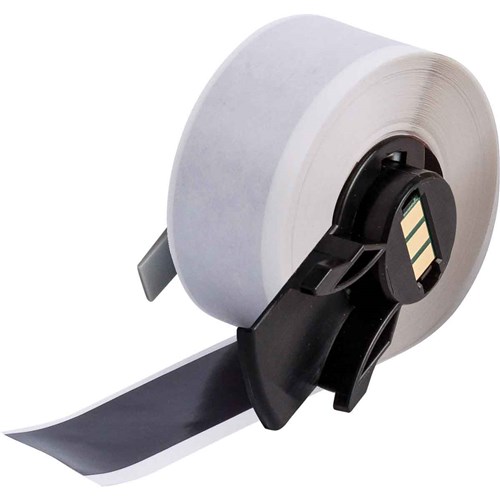 Brady M6C-1000-439-BK Multi-Purpose Vinyl Label Tape for M6 M7 Printers - 1" x 50' - Black