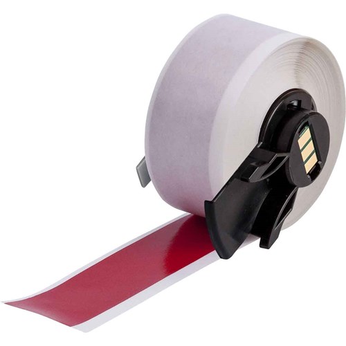 Brady M6C-1000-439-RD Multi-Purpose Vinyl Label Tape for M6 M7 Printers - 1" x 50' - Red