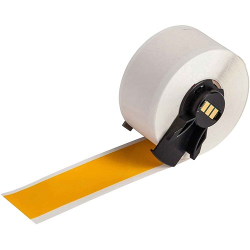 Brady M6C-1000-439-YL Multi-Purpose Vinyl Label Tape for M6 M7 Printers - 1" x 50' - Yellow