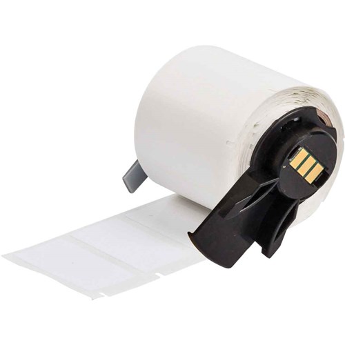 Brady M6-7-498 Repositionable Multi-Purpose Vinyl Cloth Labels for M6 M7 Printers - 0.5" x 0.5"