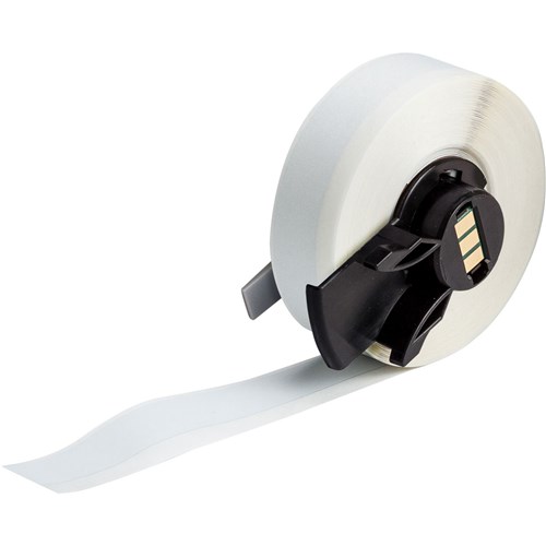 Brady M6C-500-428 Metalized Solvent Resistant Matte Gray Polyester Label Tape for M6 M7 Printers - 0.5" x 50'