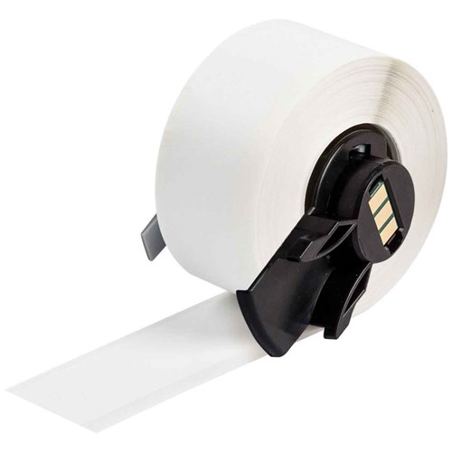 Brady M6C-500-439 Multi-Purpose Vinyl Label Tape for M6 M7 Printers - 0.5" x 50' - White