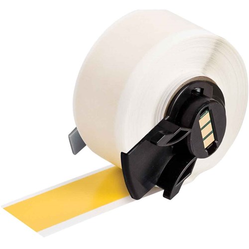 Brady M6C-500-439-YL Multi-Purpose Vinyl Label Tape for M6 M7 Printers - 0.5" x 50' - Yellow