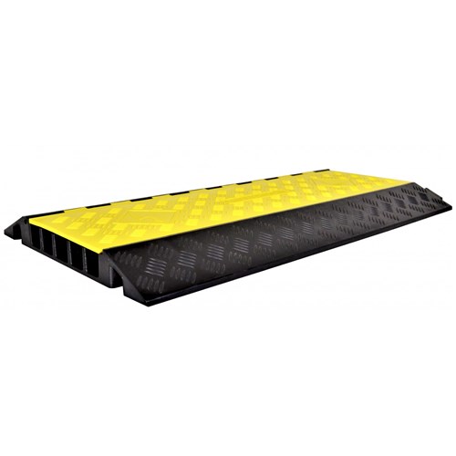 Wearwell PWR.5CHAN.HD.BYL - POWERHOUSE 5 Channel- 36” Straight HD - 36"x 19.75" x 2.25" - Black w/Yellow