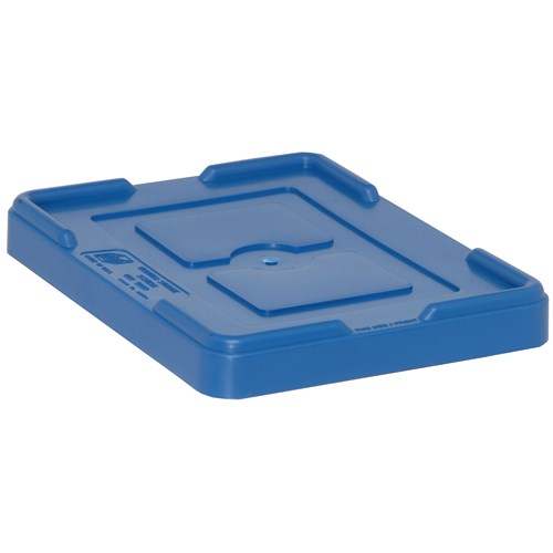 Quantum Storage Systems COV91000-BL - Snap-On Cover for Dividable Grid Tote Box DG91035 & DG91050 - Blue - 10/Carton