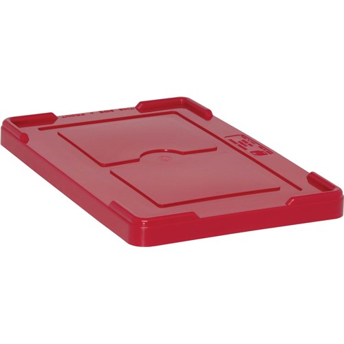 Quantum Storage Systems COV92000-RD - Snap-On Cover for Dividable Grid Tote Box DG92035/DG92060/DG92080 - Red - 4/Carton