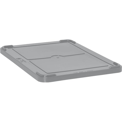 Quantum Storage Systems COV93000-GY - Snap-On Cover for Dividable Grid Tote Box DG93030/DG93060/DG93080/DG93121 - Gray - 3/Carton