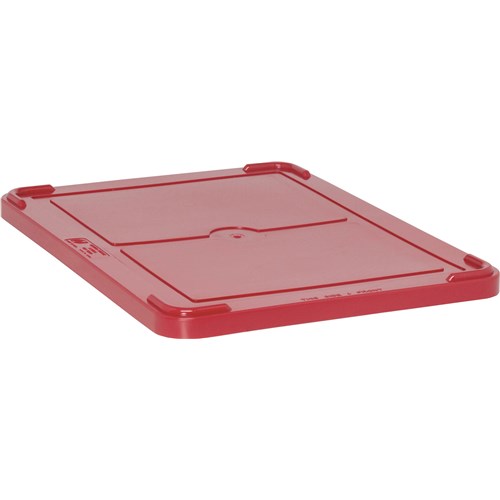 Quantum Storage Systems COV93000-RD - Snap-On Cover for Dividable Grid Tote Box DG93030/DG93060/DG93080/DG93122 - Red - 3/Carton