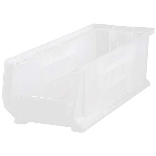 Quantum Storage Systems QUS951CL - Clear-View Series 24" Hulk Container - 23.875" x 8.25" x 9" - 6/Carton