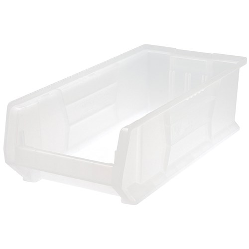 Quantum Storage Systems QUS952CL - Clear-View Series 24" Hulk Container - 23.875" x 11" x 7" - 4/Carton