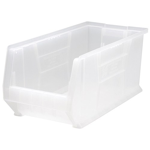 Quantum Storage Systems QUS953CL - Clear-View Series 24" Hulk Container - 23.875" x 11" x 10" - 4/Carton