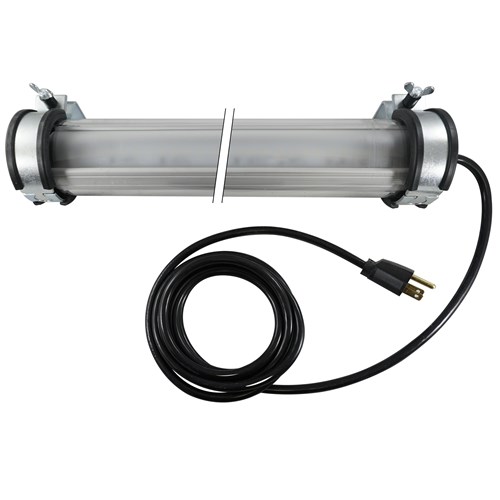 Waldmann R7E24NM00 RL70LE-24N LED Linear Tube Light - 120-277V - Acrylic - 17.5W - 5000K - with brackets and cord-set (14.6")