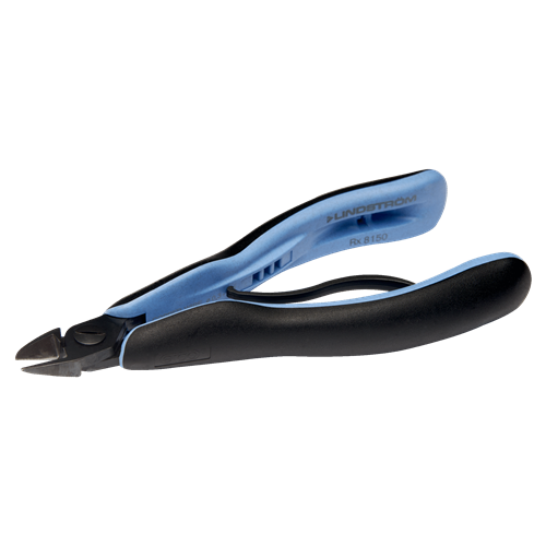 Lindstrom RX 8142 - ERGO Precision Diagonal Cutter w/Oval Head - S Head Size - Ultra-Flush - 5.33" L