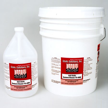 Static Solutions FC-4500 - Ohm-Shield™ Floor Cleaner for Static Dissipative Floor Finish - 10:1 Concentrate - 1 Gallon Jug