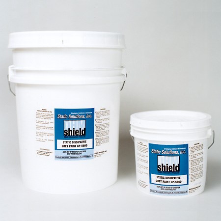 Static Solutions GP-5600 - Ohm-Shield™ Urethane-Enhanced Conductive Floor Paint - 1 Gal - Battleship Gray - 4/Case