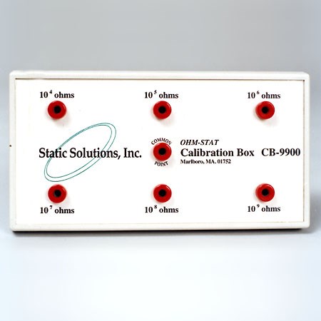 Static Solutions CB-9900 - Ohm-Stat™ Calibration Box for Resistivity Meters & Testers - NIST Certificate