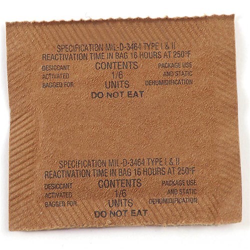 SCS 1/2KDES550 - 1/2U Kraft™ Desiccant Pouch - 550/Pail