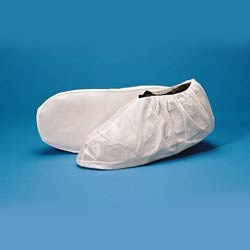 Keystone Safety SC-NWPI-AQ-2XL - Laminated Polypropylene Shoe Cover w/Non-Skid AQ Sole - Water Resistant - Cleanroom Class 5 - 2X-Large - White - 200/Case