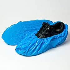 Keystone Safety SC-SS-MED-BL - Water-Resistant Super Sticky Non-Skid Shoe Cover - Cleanroom Class 5 - Medium - Blue - 300/Case