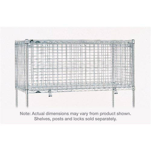 InterMetro Industries SECM2430NC Super Erecta Security Module - Chrome - 24" x 30" x 20"