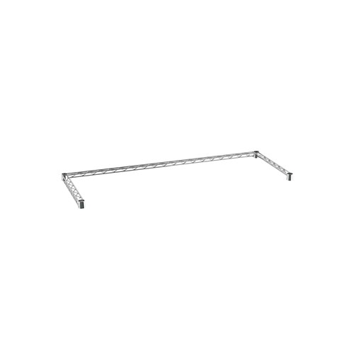 InterMetro Industries SF35N3C Super Erecta Three-Sided Double Snake Frame - Chrome - 18" x 48"