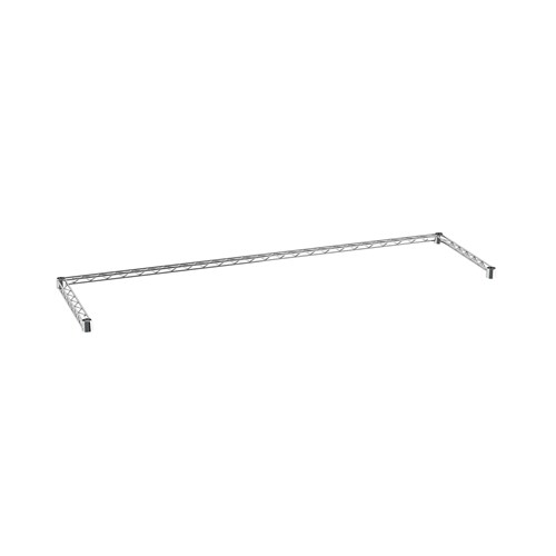 InterMetro Industries SF36N3C Super Erecta Three-Sided Double Snake Frame - Chrome - 18" x 60"