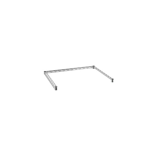 InterMetro Industries SF52N3C Super Erecta Three-Sided Double Snake Frame - Chrome - 24" x 30"