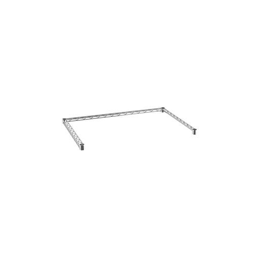 InterMetro Industries SF53N3C Super Erecta Three-Sided Double Snake Frame - Chrome - 24" x 36"