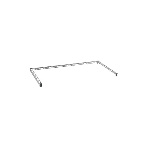 InterMetro Industries SF54N3C Super Erecta Three-Sided Double Snake Frame - Chrome - 24" x 42"