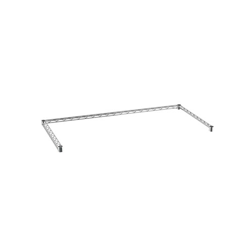 InterMetro Industries SF55N3C Super Erecta Three-Sided Double Snake Frame - Chrome - 24" x 48"