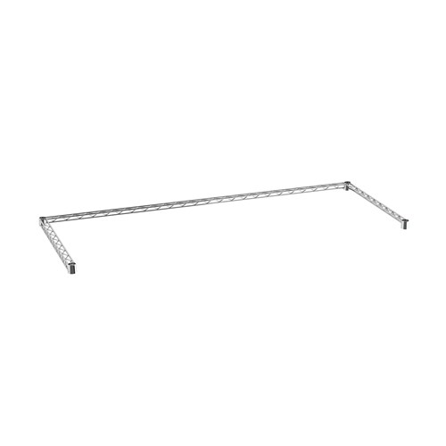 InterMetro Industries SF56N3C Super Erecta Three-Sided Double Snake Frame - Chrome - 24" x 60"