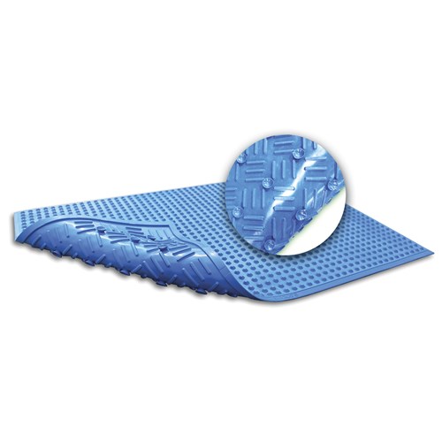 Ergomat SSE0203-B - Ergomat Super-Safe Ergo Matting - 2'' x 3'' x 5" - Blue