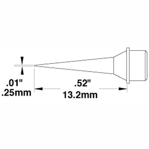 Metcal STTC-590 - STTC 500 Series Chisel Soldering Tip Cartridge - 0.25 mm (0.01")