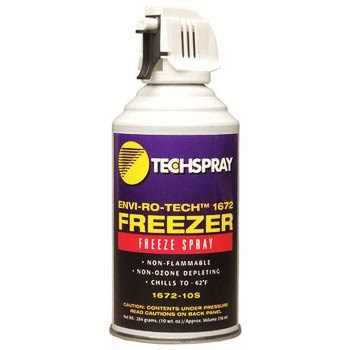 Techspray 1672-10S - Envi-Ro-Tech Zero Ozone Depleting Freeze Spray - 10 oz Can