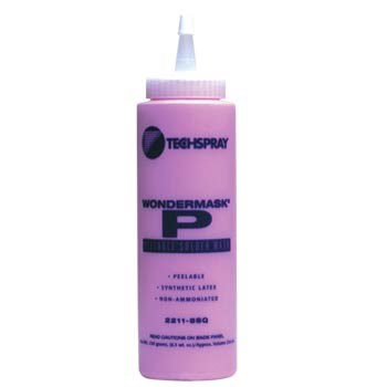 Techspray 2211-8SQ - WonderMASK® P - Temporary Peelable Solder Mask - 8 oz Squeeze Bottle