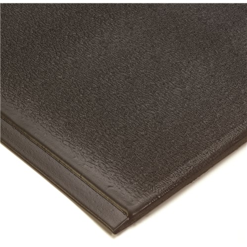 Wearwell 459.12x3x5BK - Endurable PVC Sponge Anti-Fatigue Mat - 3' x 5' - Black