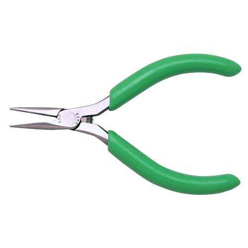 Xcelite L4V - 4" Sub-Miniature Needle Nose Pliers w/Green Cushion Grips