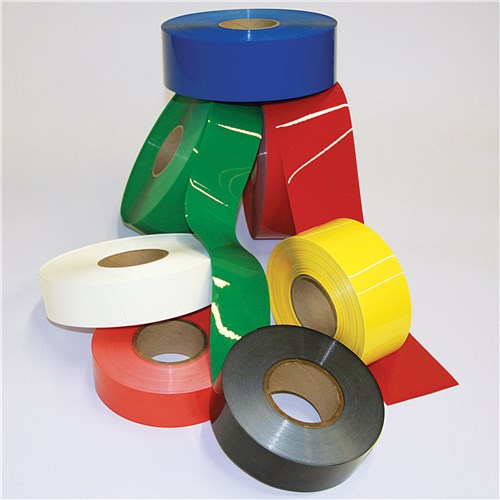 Ergomat DSML2200 - DuraStripe Mean Lean Peel & Stick Floor/Aisle Marking Tape - 2" x 200' - Red