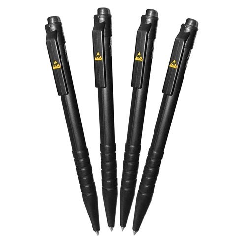 Transforming Technologies DC2000 - ESD Pen - Black - 10/Pack